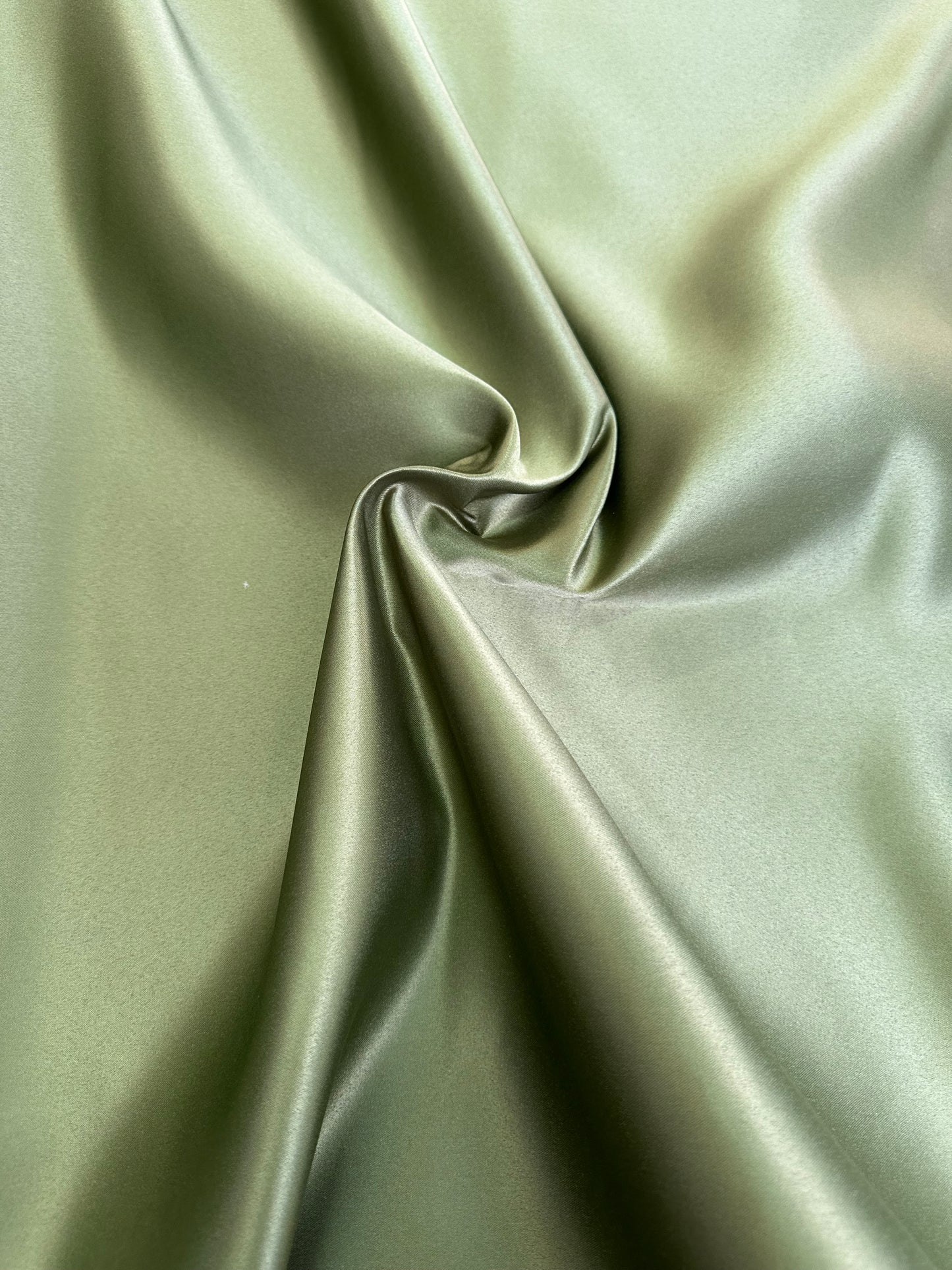 Bridal Satin (Olive Green)